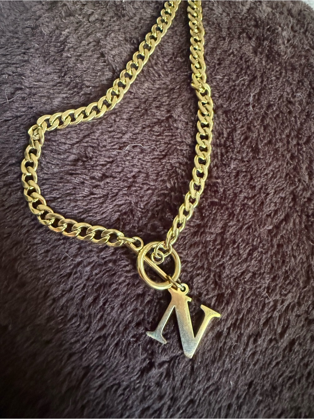 Stainless steel “N” necklace chain